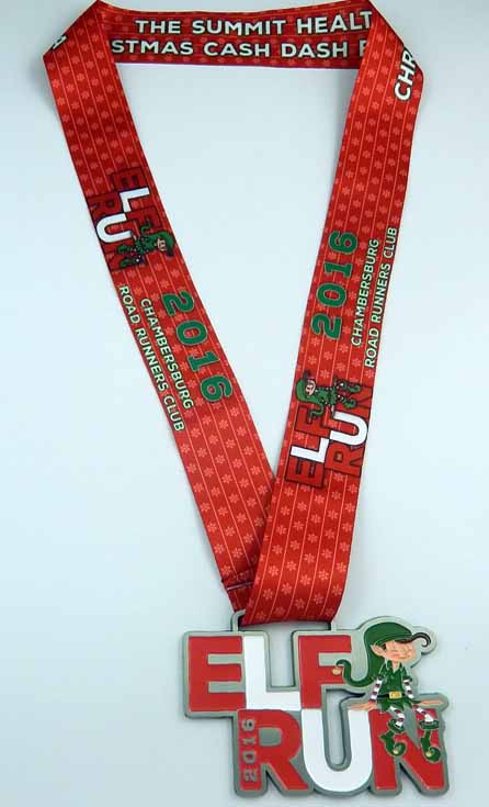 Elf Run Medal