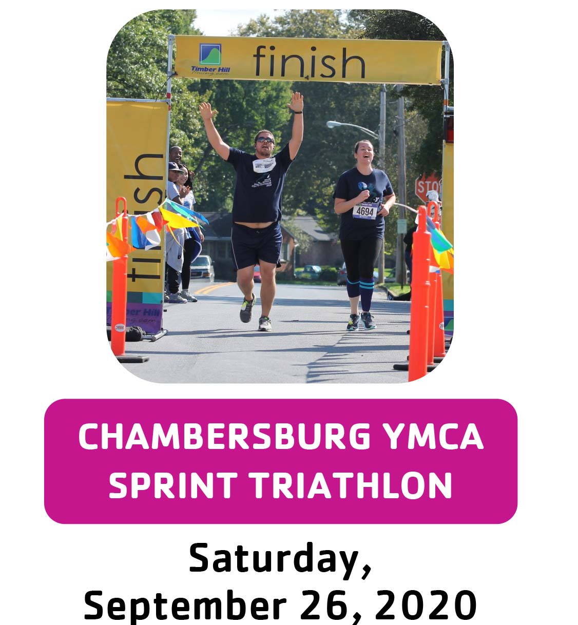 Register for 2020 Chambersburg YMCA Sprint Triathlon